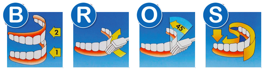 Le brossage des dents