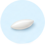 Une trace de dentifrice, équivalente à un grain de riz